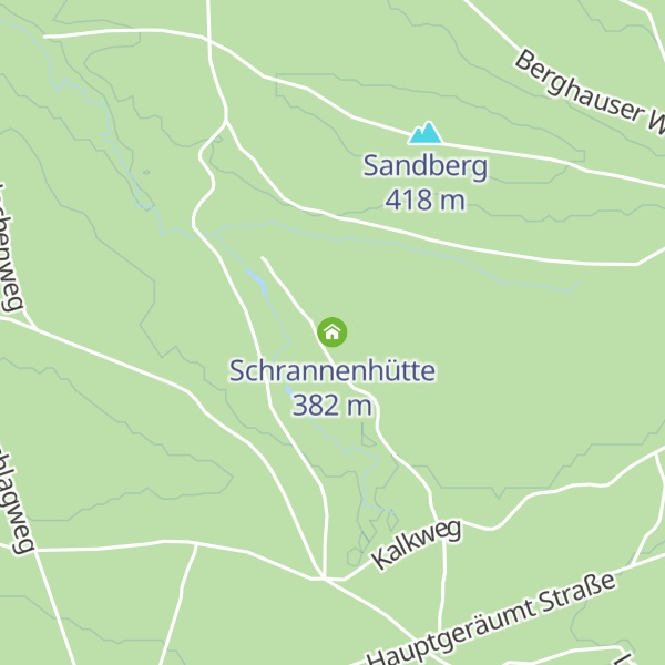 Map of Schrannenhütte