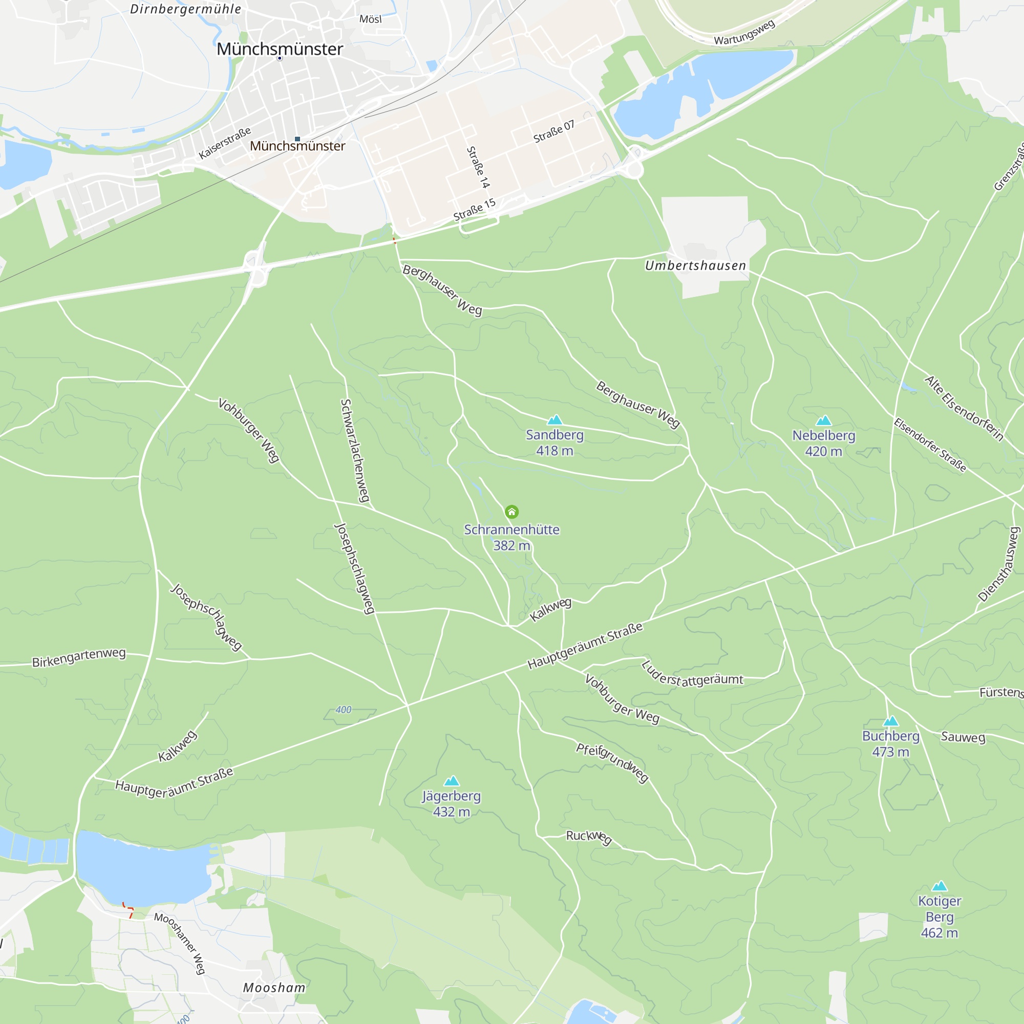Schrannenhütte map