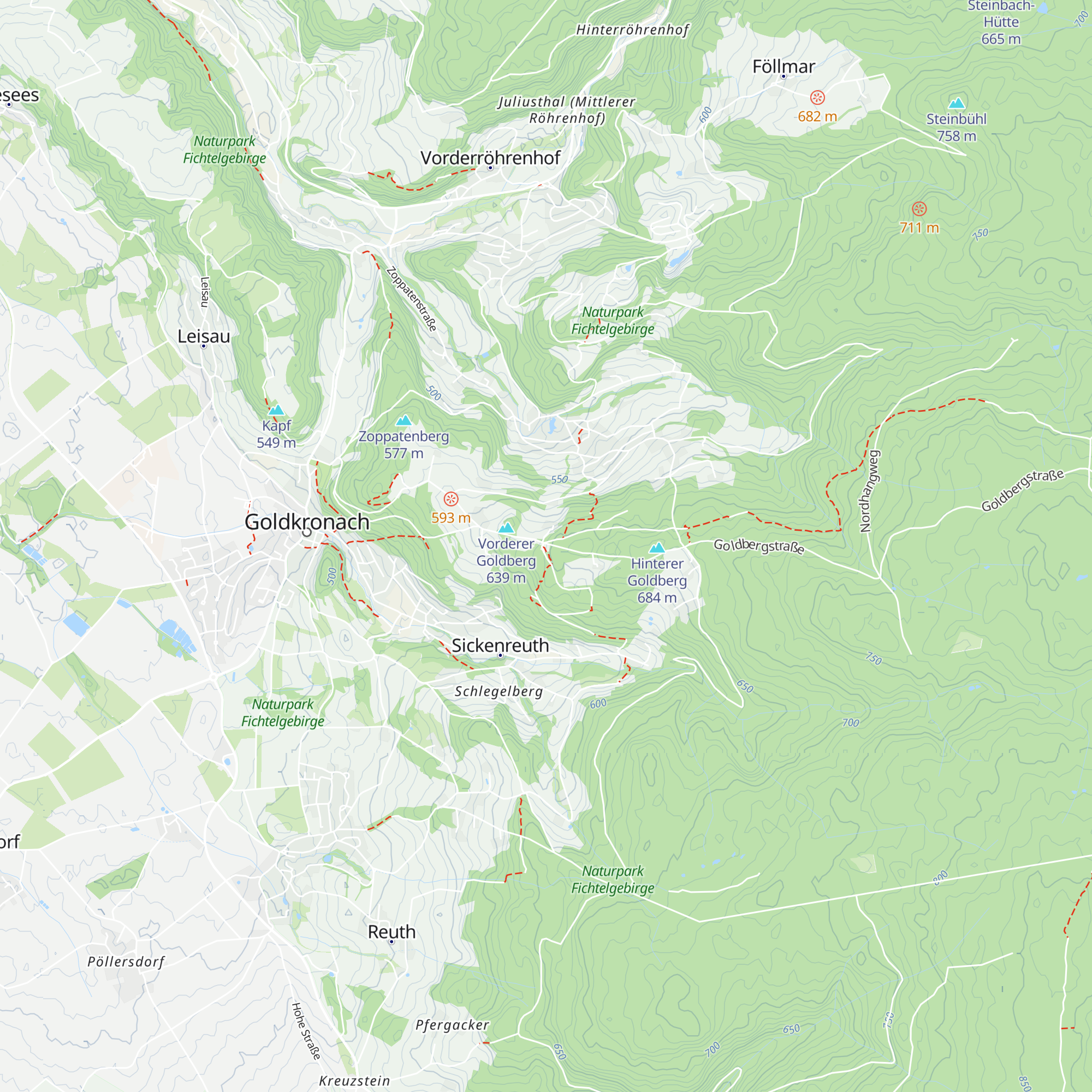 Infohaus Goldberg map