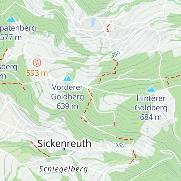 Map of Goldwaschhütte