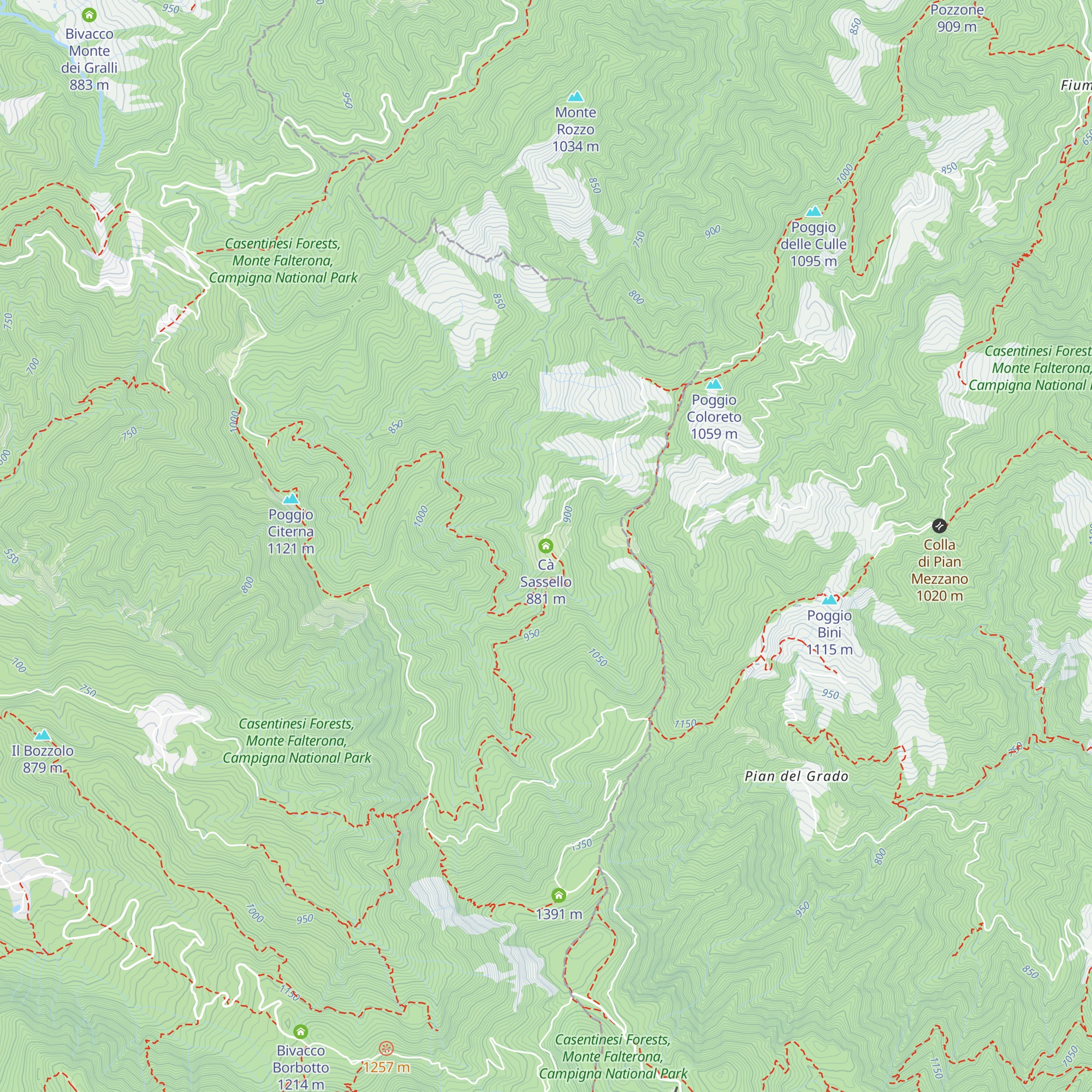 Cà Sassello map