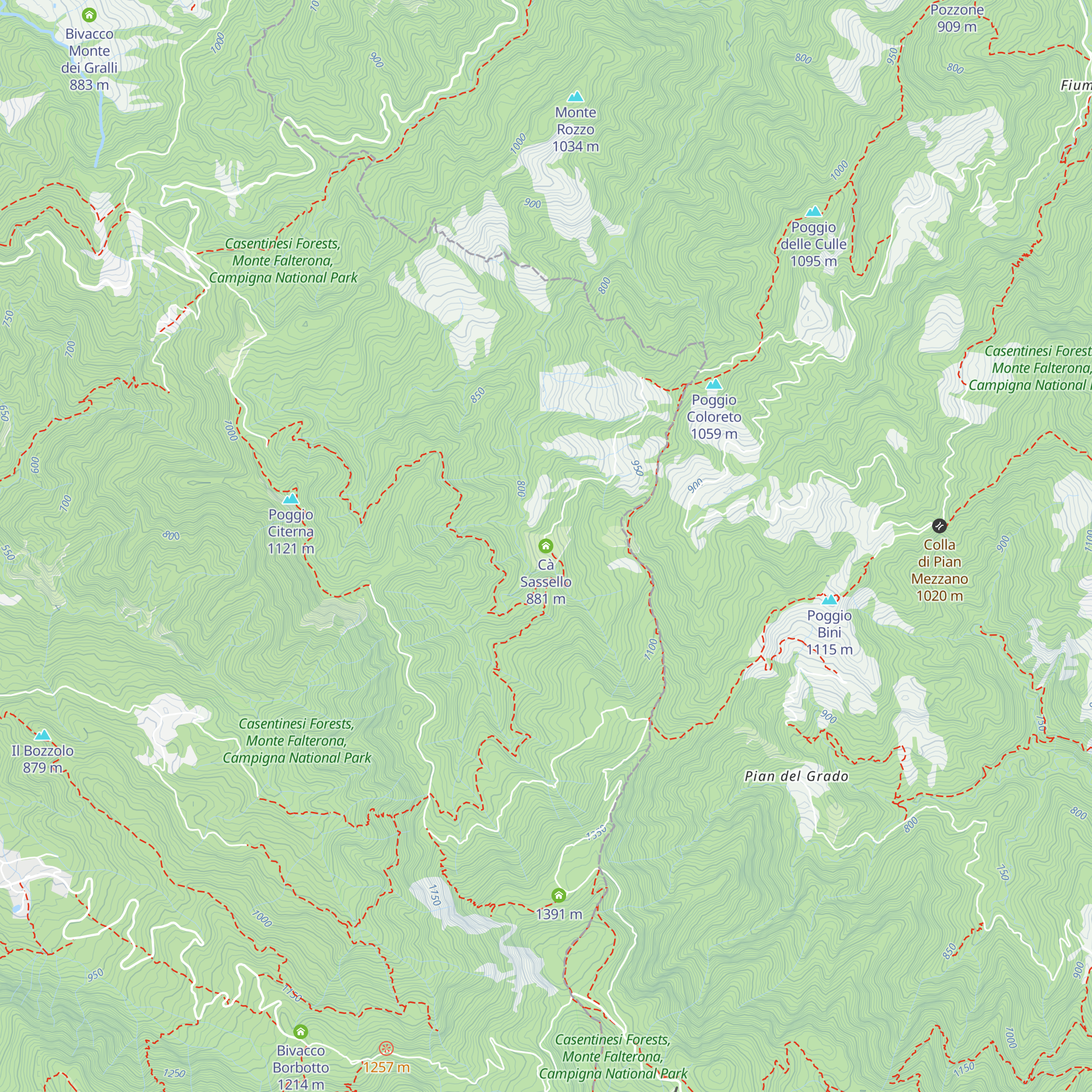 Cà Sassello map