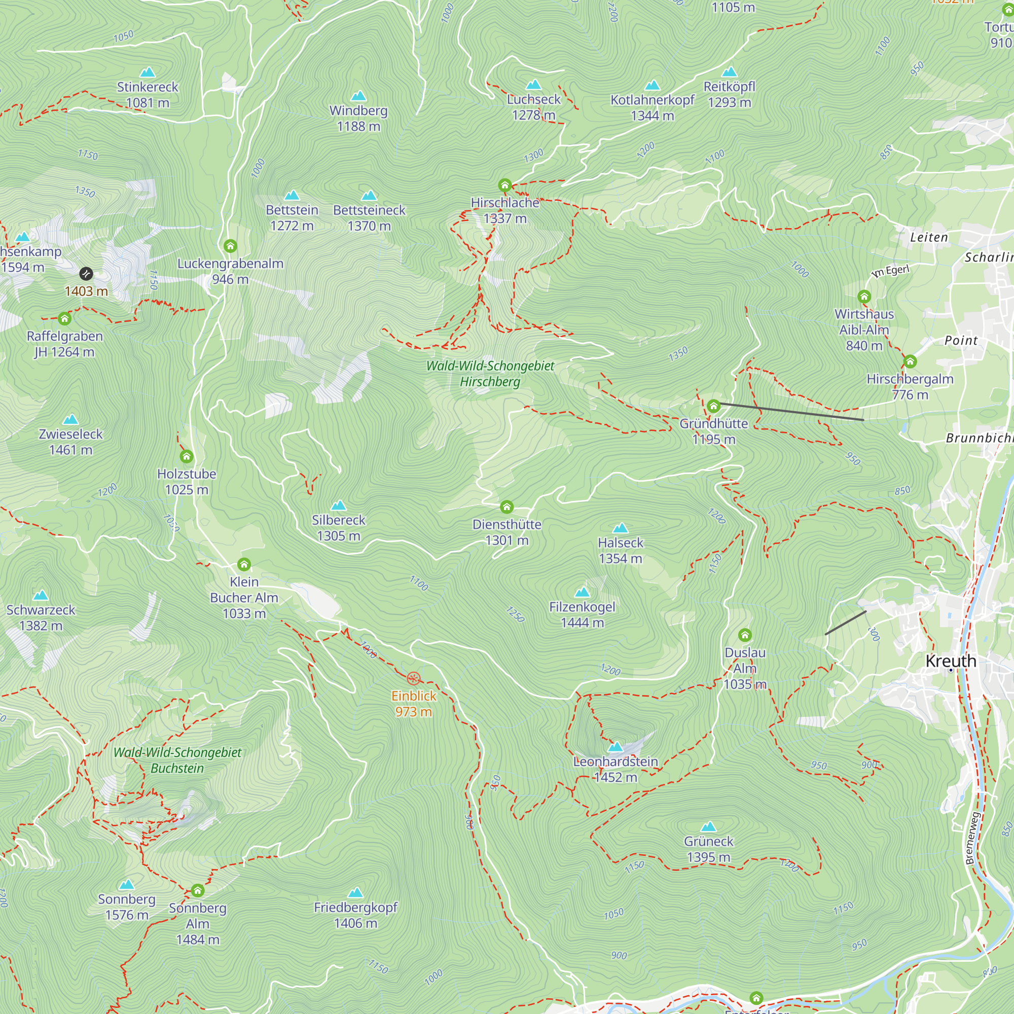 Diensthütte map