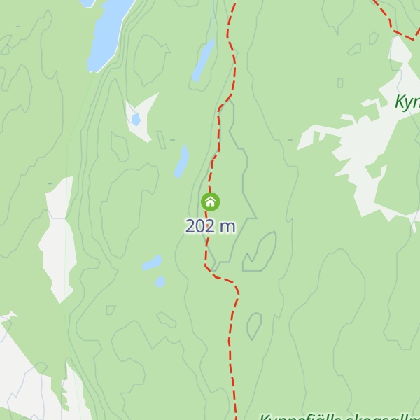 Map of Vaktarekullen