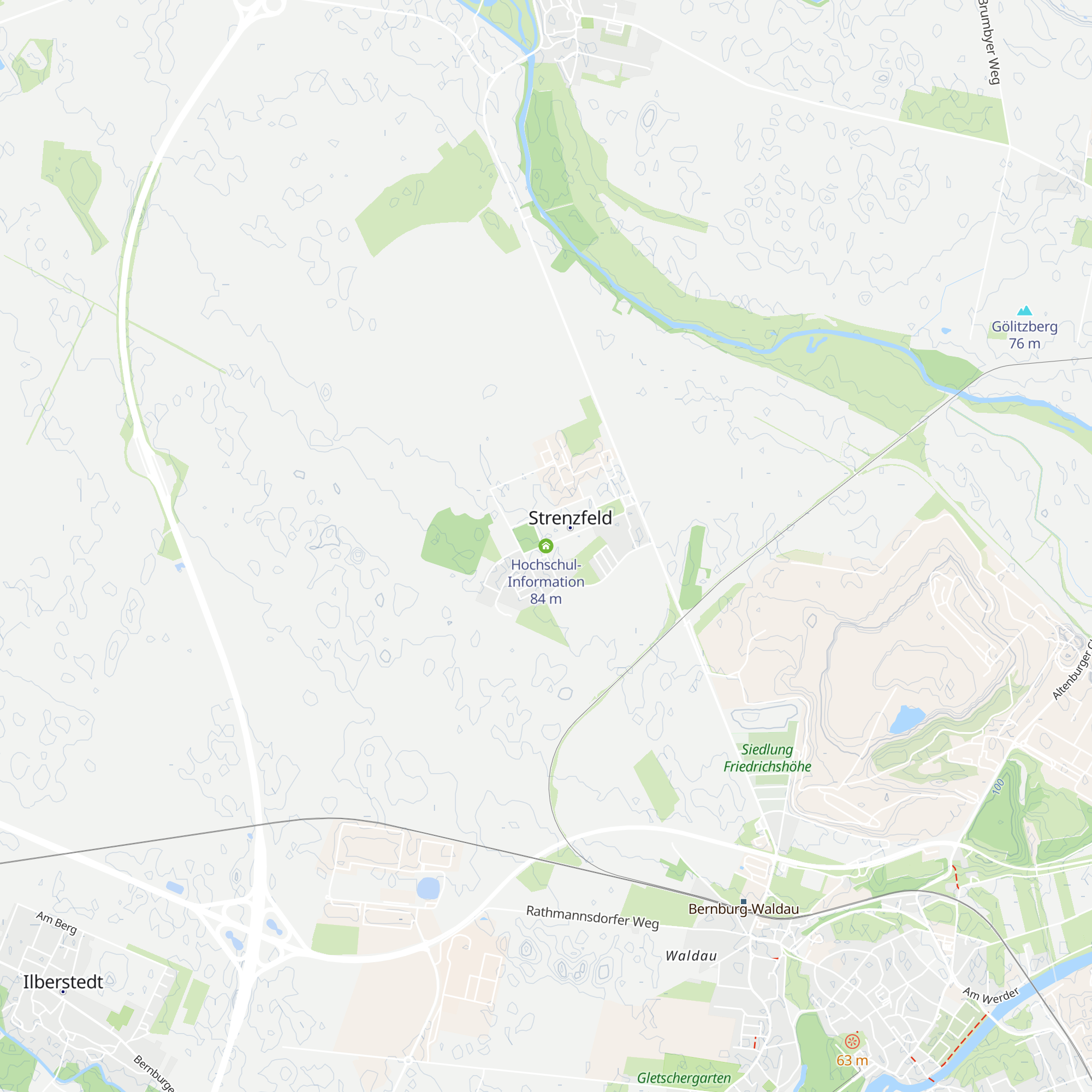 Hochschul-Information map