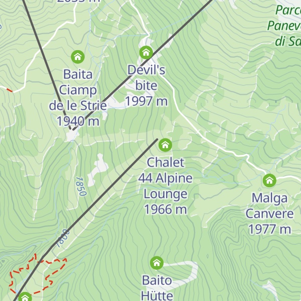 Map of Luxury Ski Lusia