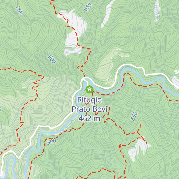 Map of Rifugio Prato Bovi