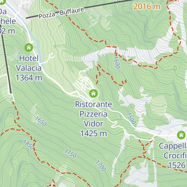 Map of Ristorante Pizzeria Vidor