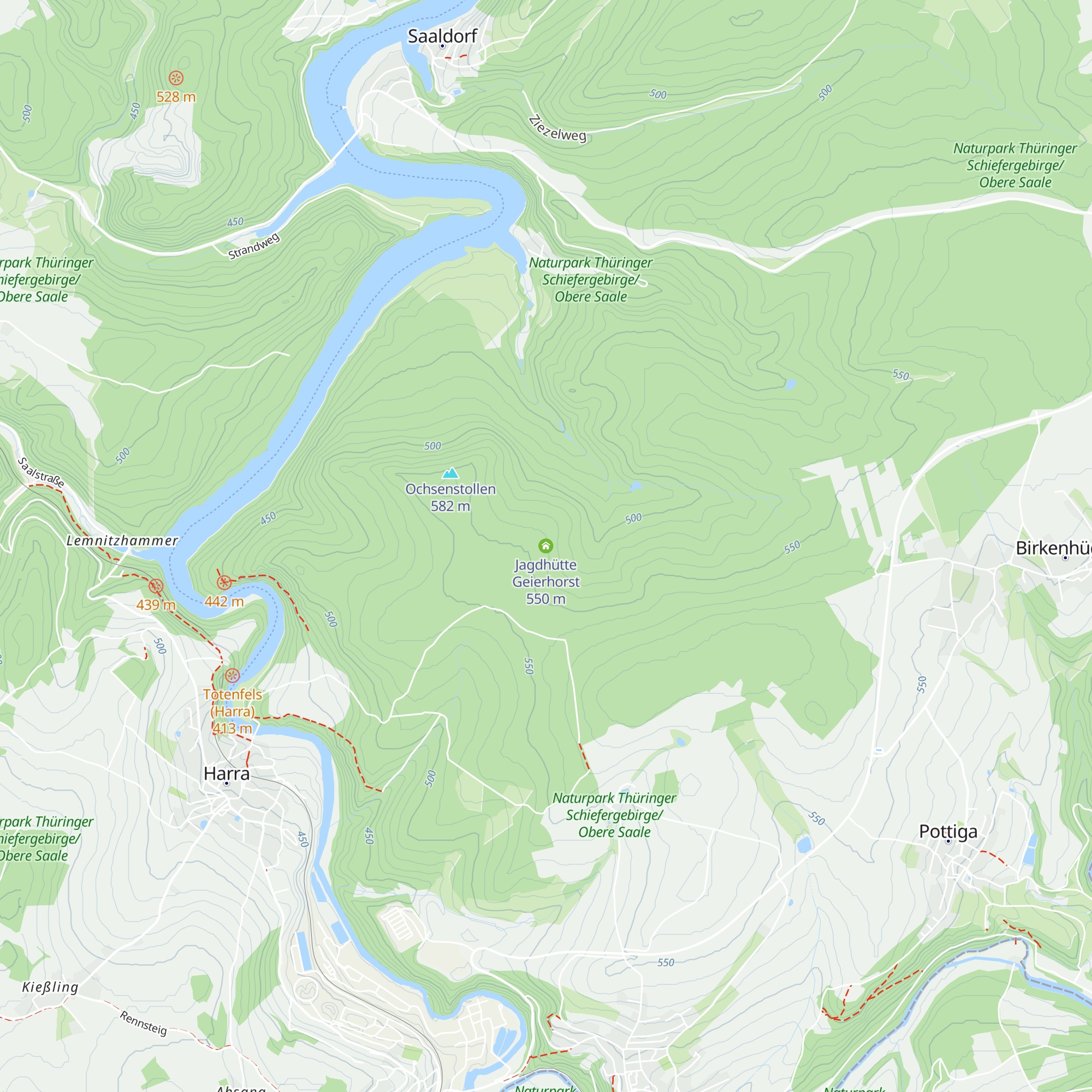 Jagdhütte Geierhorst map