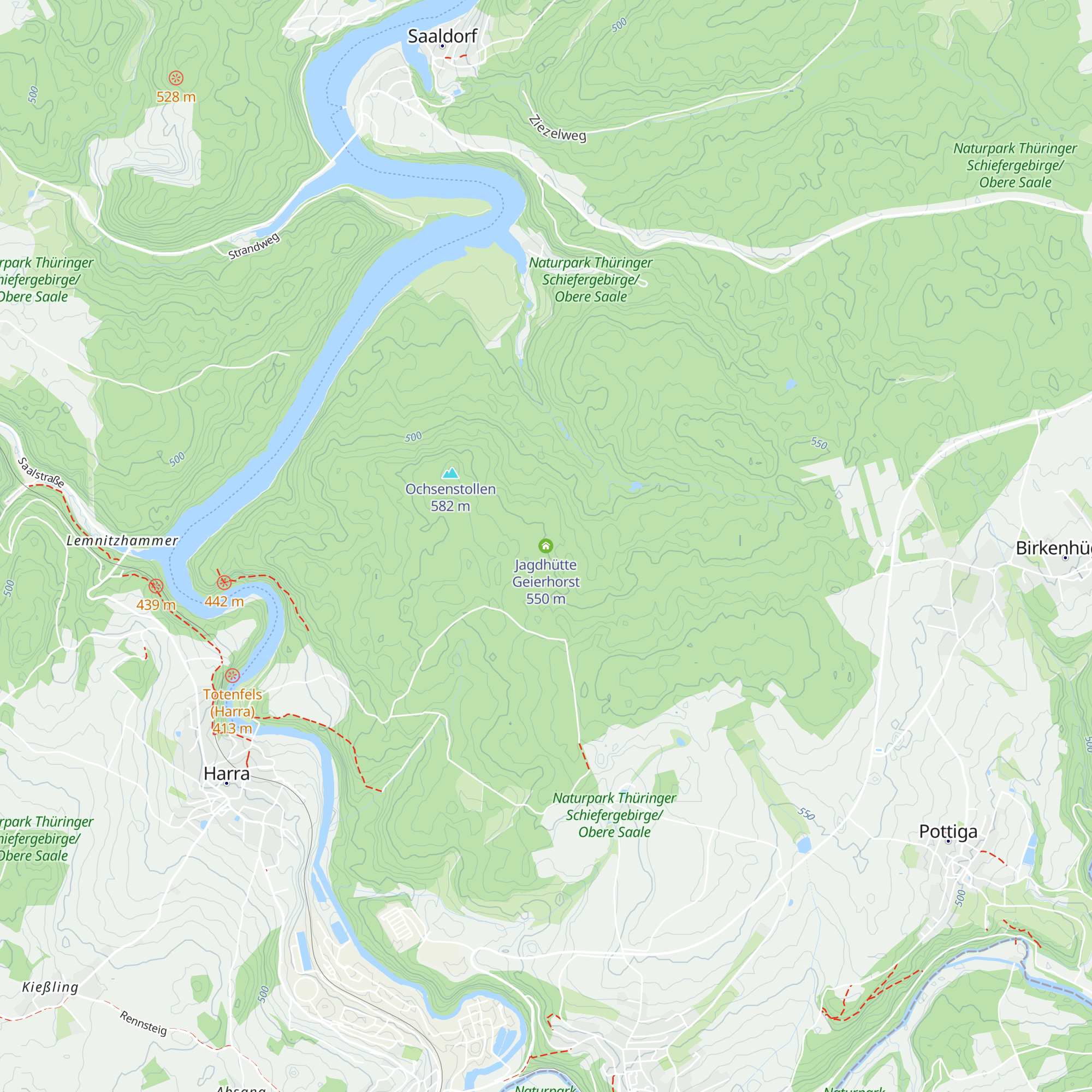 Jagdhütte Geierhorst map
