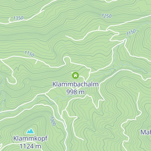 Map of Klammbachalm