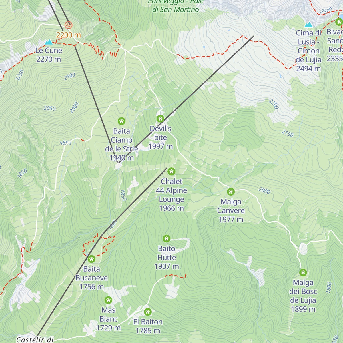 Chalet 44 Alpine Lounge map