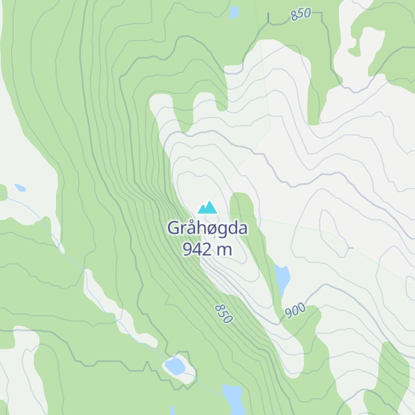 Map of Gråhøgda