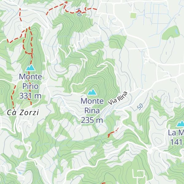 Map of Monte Rina