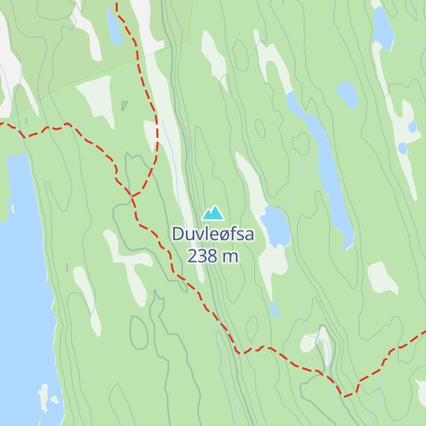 Map of Duvleøfsa