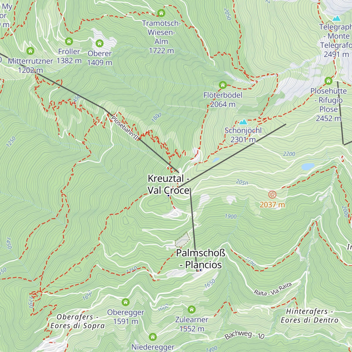 La Finestra map