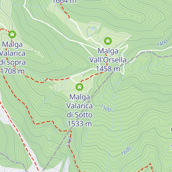 Map of Malga Valarica di sotto