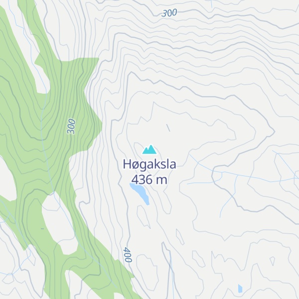 Map of Høgaksla