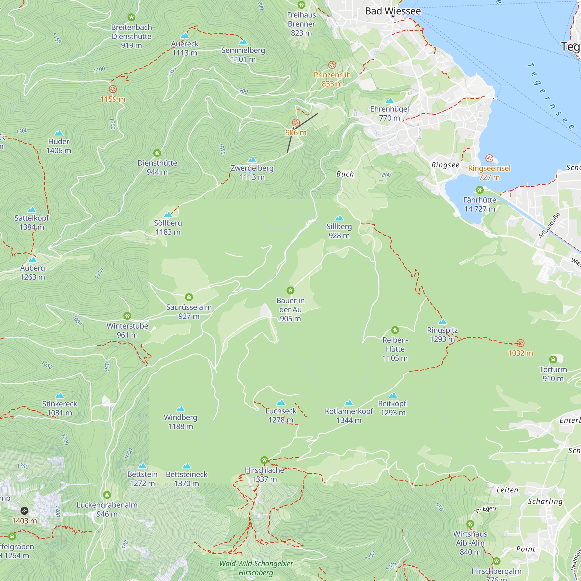 Bauer in der Au map