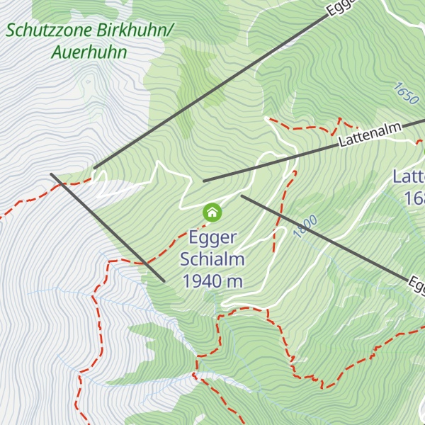 Map of Egger Schialm