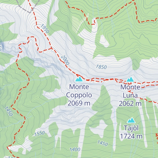 Map of Monte Coppolo