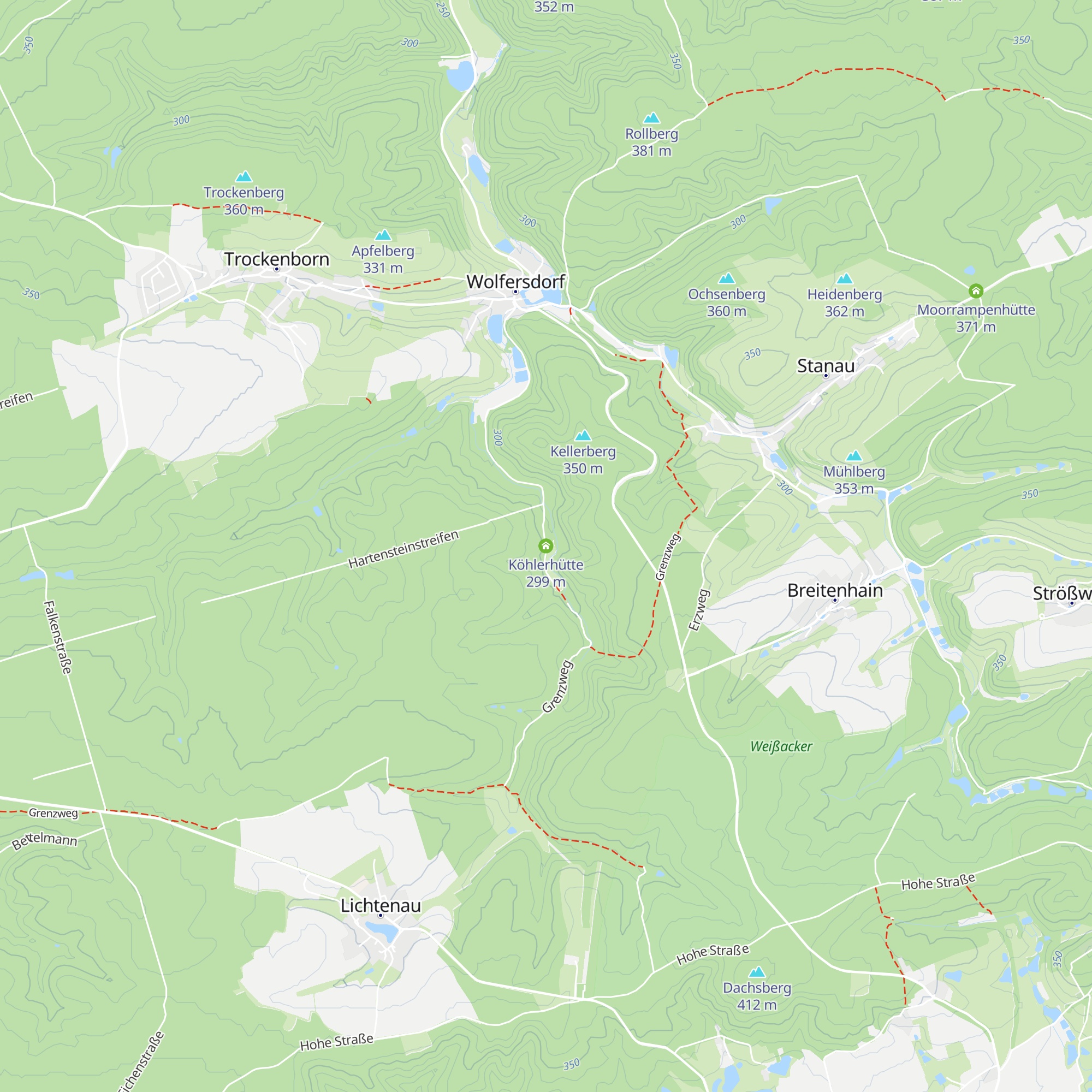 Köhlerhütte map
