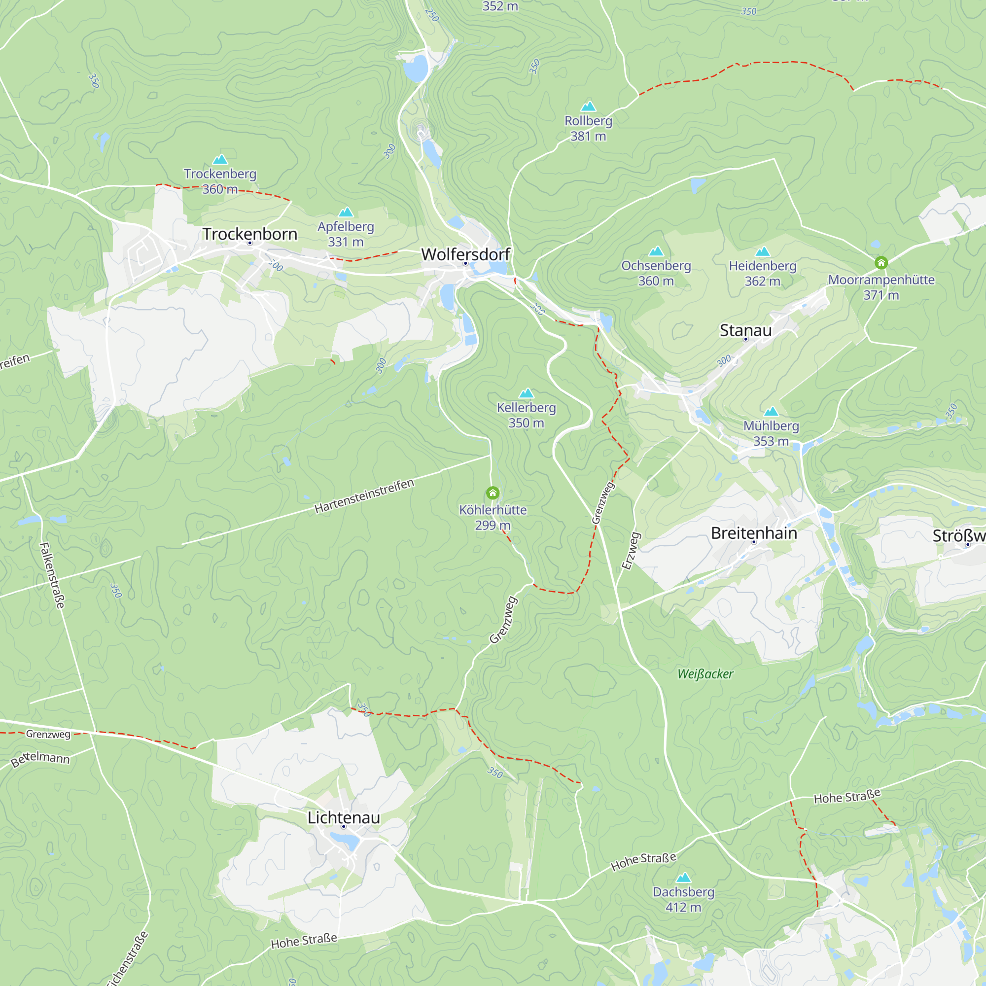 Köhlerhütte map