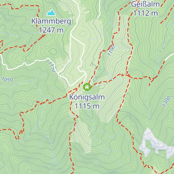 Map of Königsalm