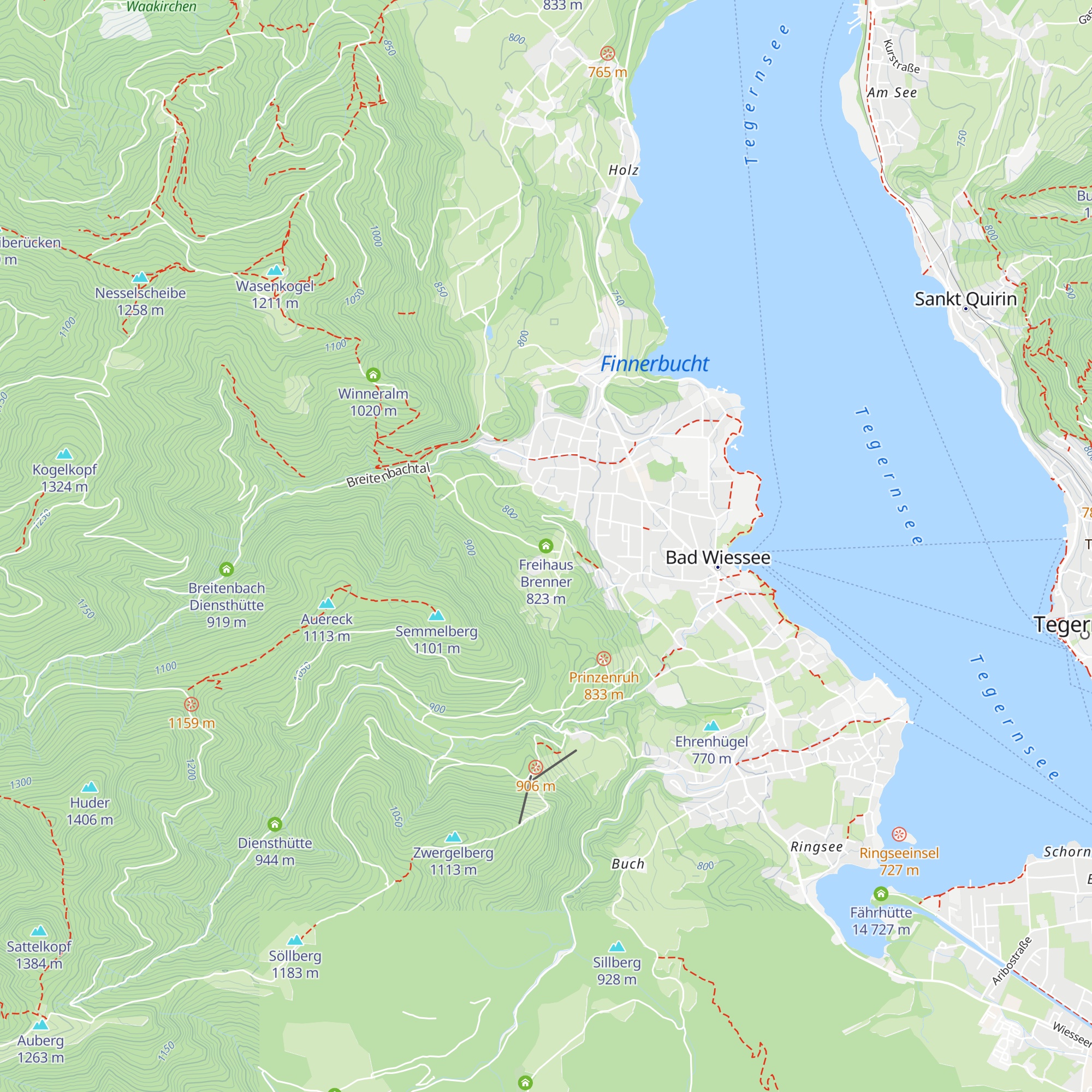 Freihaus Brenner map