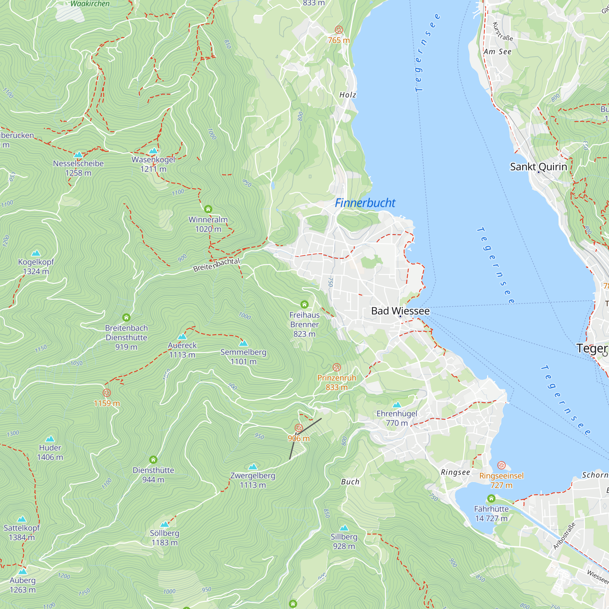 Freihaus Brenner map