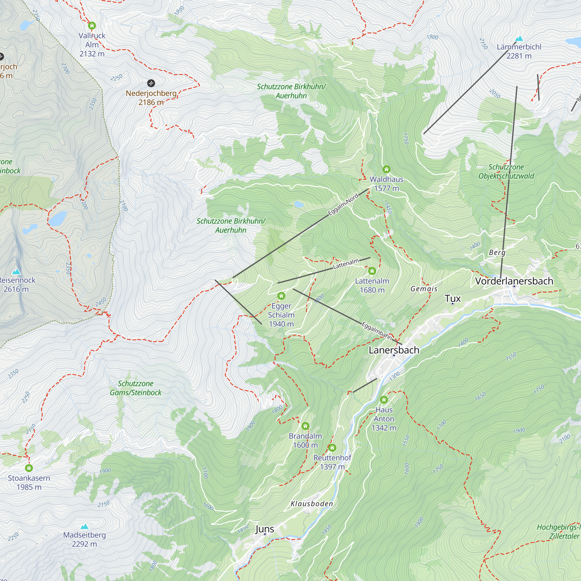 Berggasthaus Eggalm map
