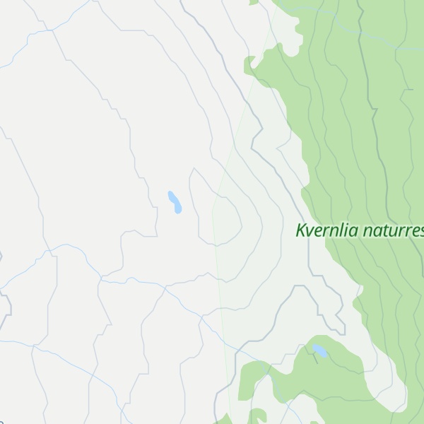 Map of Tverrhøgda