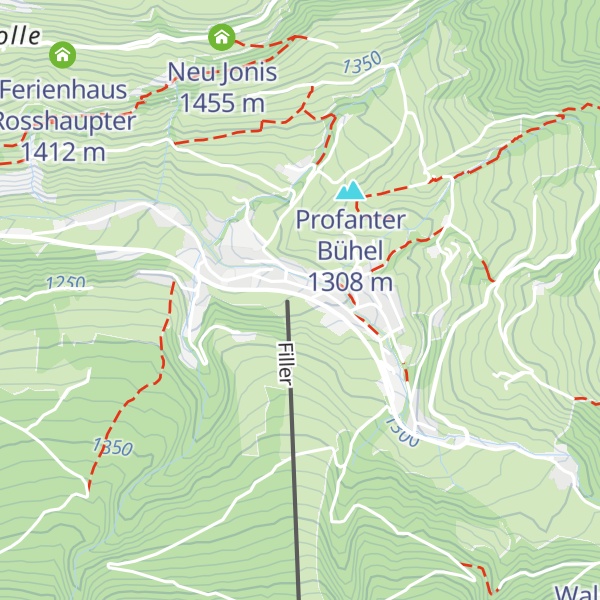 Map of Filler Tenne