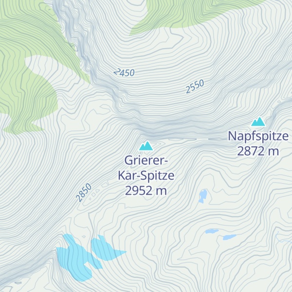 Map of Grierer-Kar-Spitze