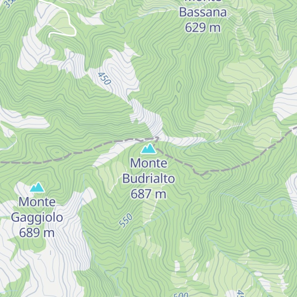 Map of Monte Budrialto