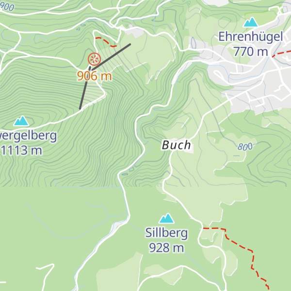 Map of Söllbachklause