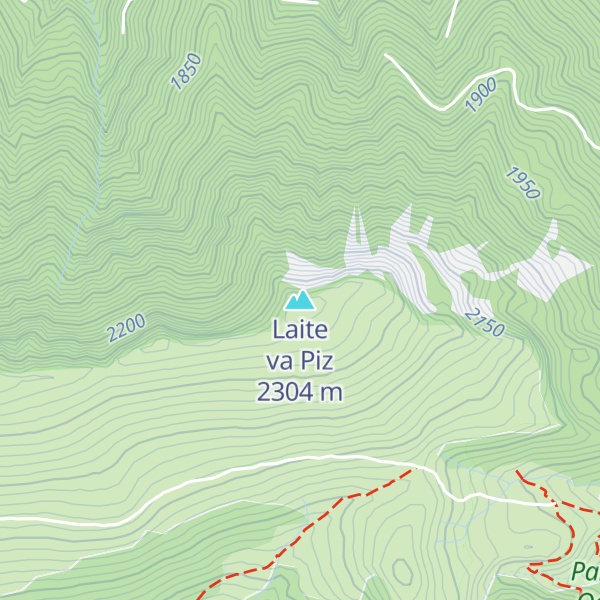 Map of Laite va Piz