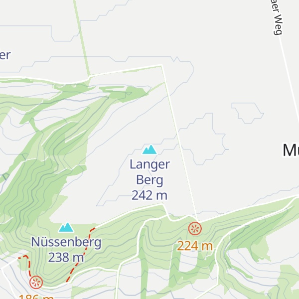 Map of Langer Berg