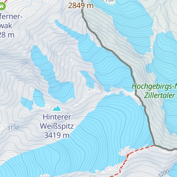 Map of Hochferner