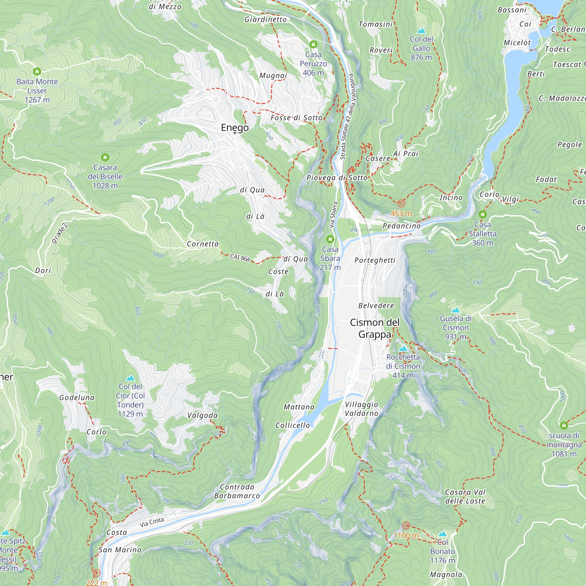 Casa Piepoli map