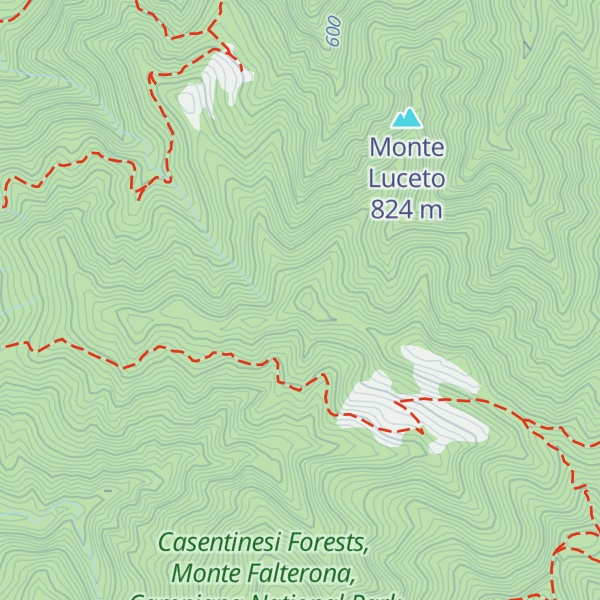 Map of Monte della Voltura