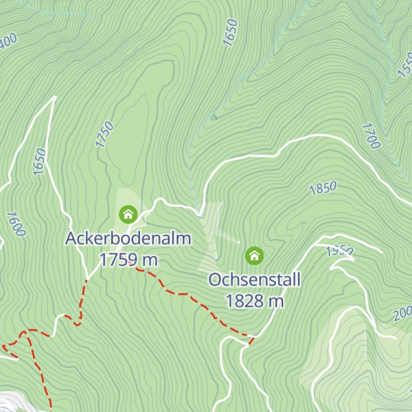 Map of Blaueralm