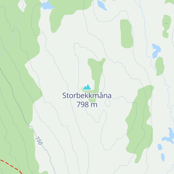 Map of Storbekkmåna
