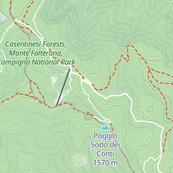 Map of Rifugio Fangacci