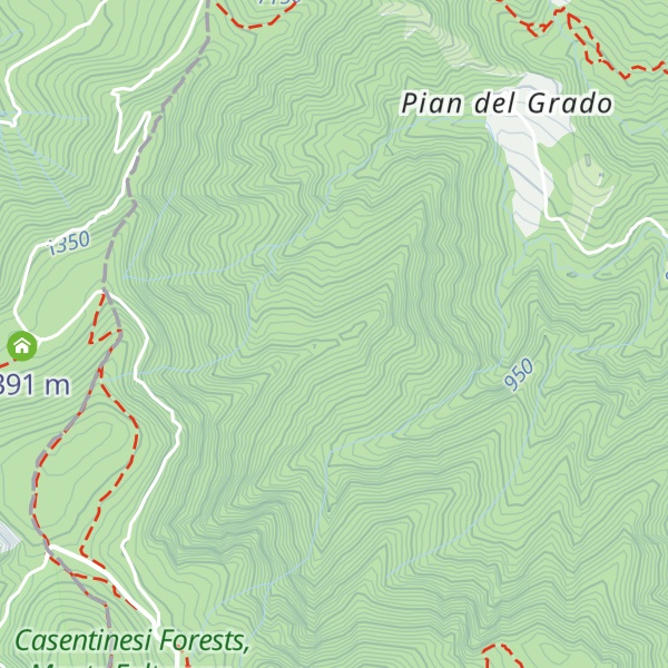 Map of Costa Poggio dell'Aggio Grosso