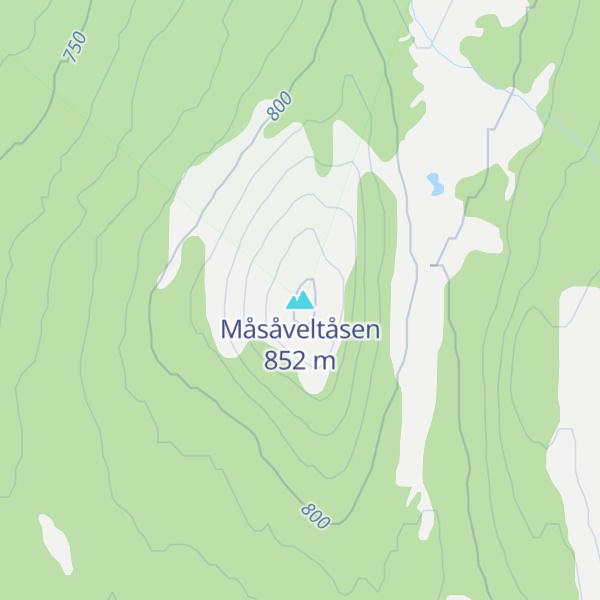 Map of Måsåveltåsen