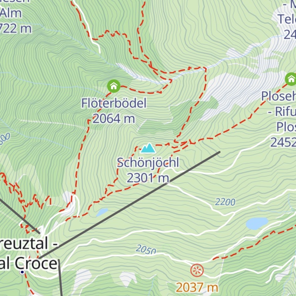 Map of Schönjöchl