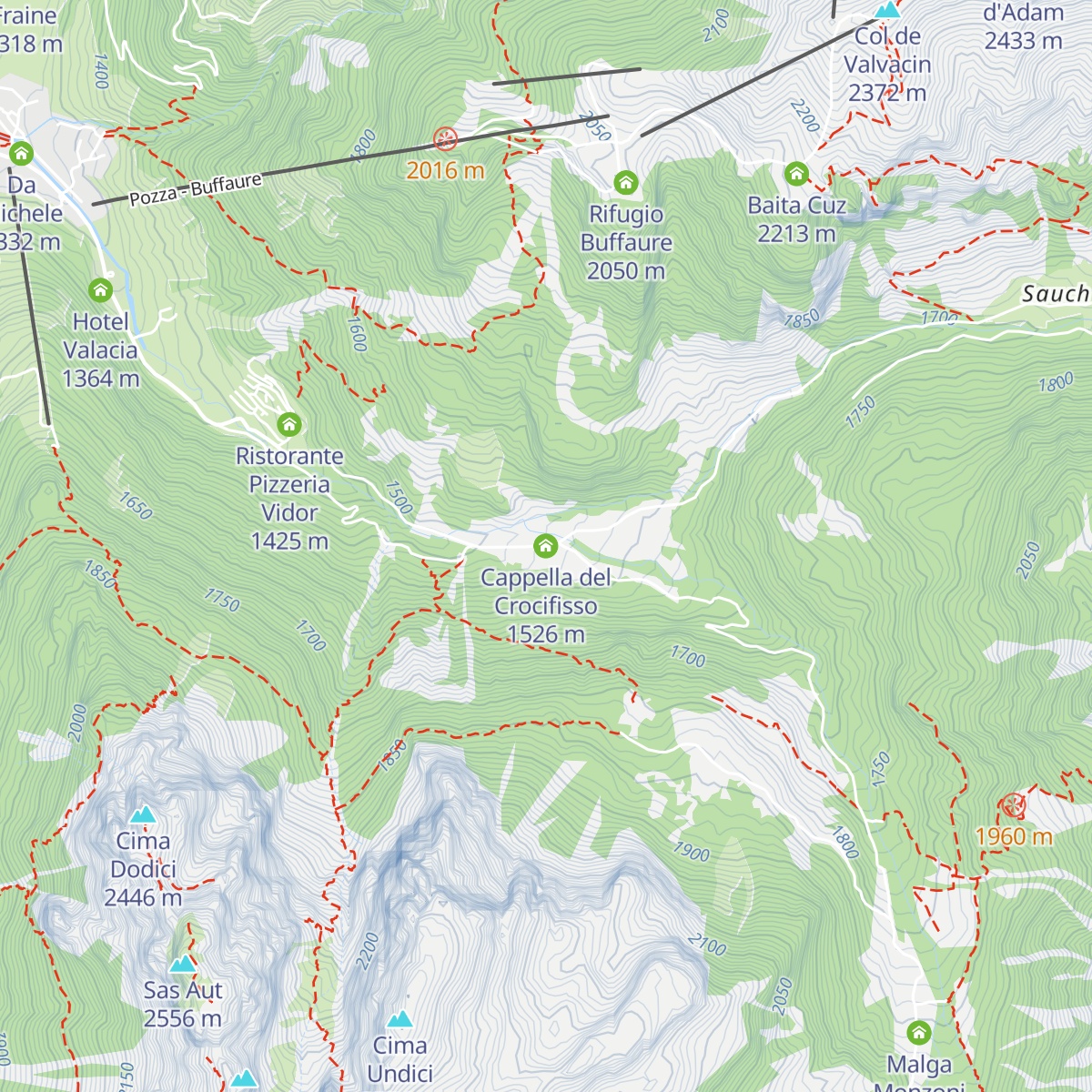 Cappella del Crocifisso map