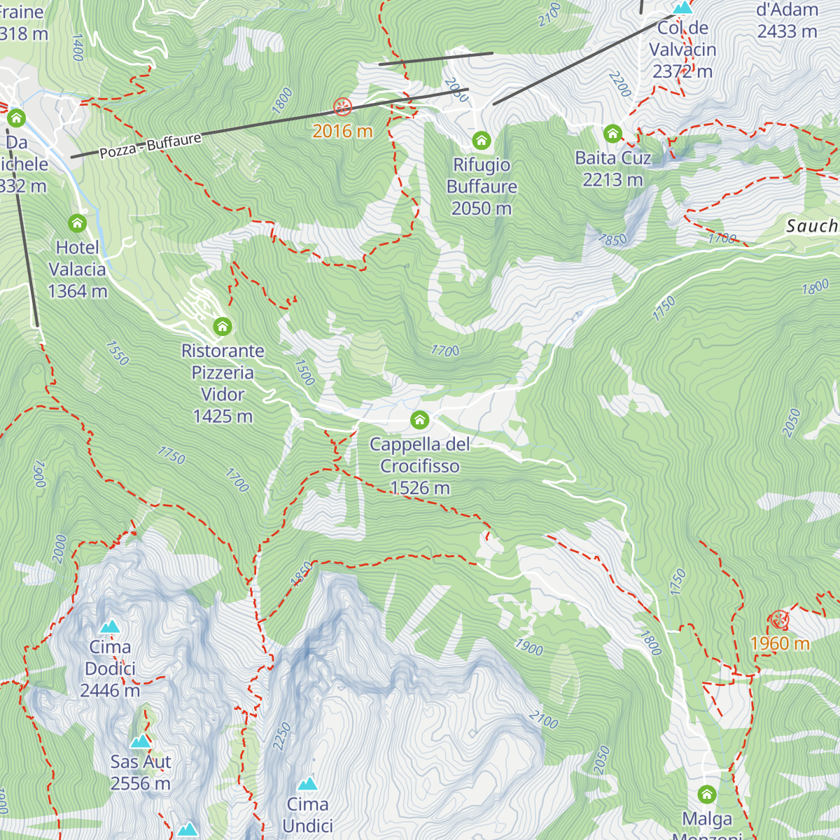 Cappella del Crocifisso map
