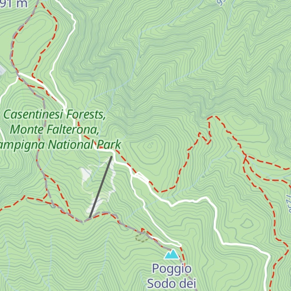Map of Poggio Martino